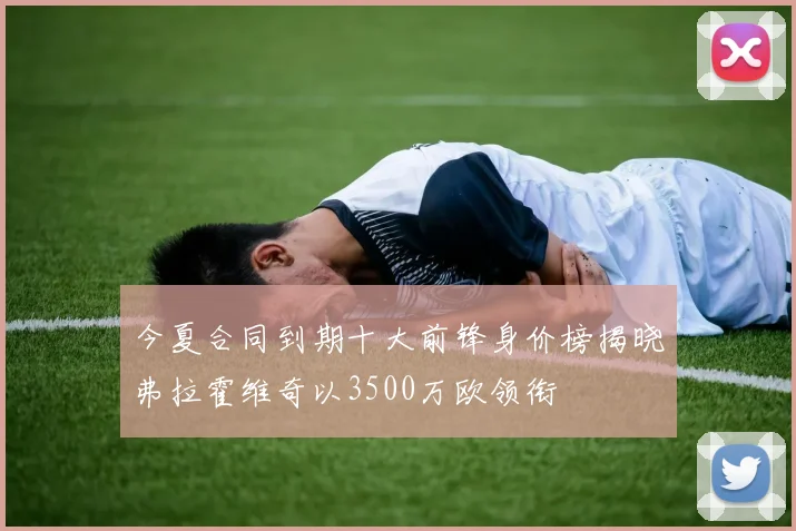 今夏合同到期十大前锋身价榜揭晓弗拉霍维奇以3500万欧领衔